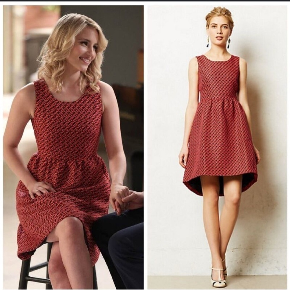 Anthropologie Geojacquard Dress By Lili Wang for Lilis Closet, Seen on TV